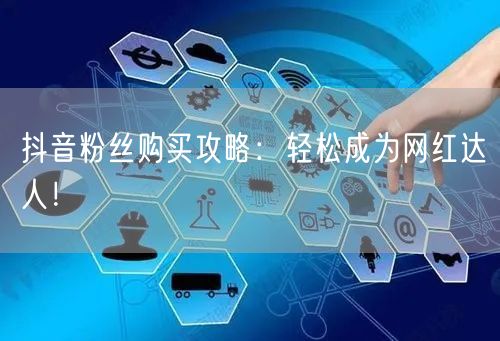抖音粉丝购买攻略:轻松成为网红达人!