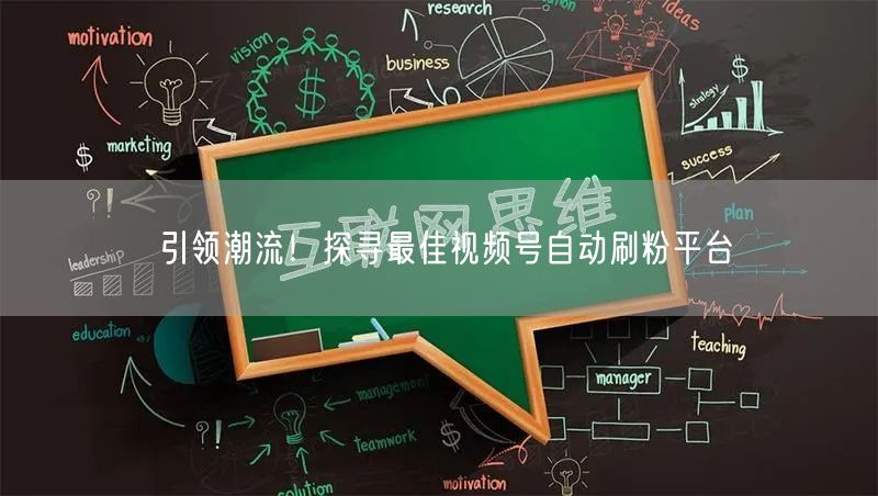 引领潮流！探寻最佳视频号自动刷粉平台