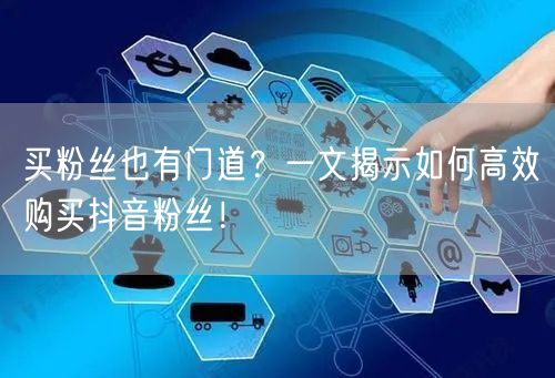 买粉丝也有门道?一文揭示如何高效购买抖音粉丝!