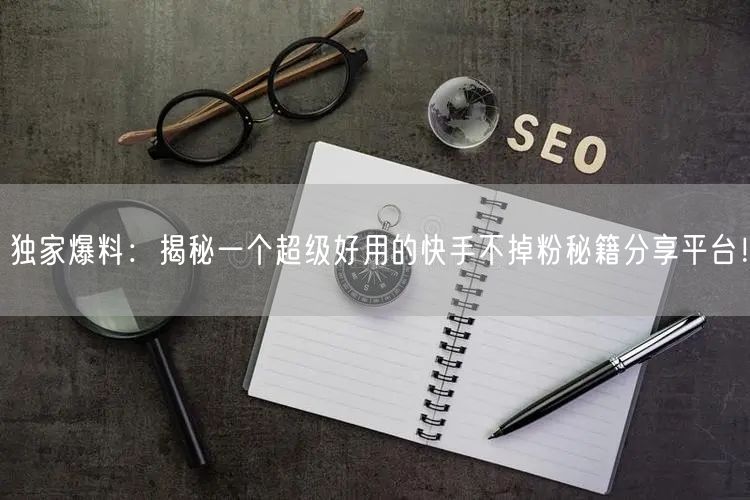 独家爆料:揭秘一个超级好用的快手不掉粉秘籍分享平台!