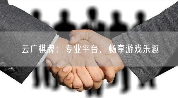 云广棋牌：专业平台，畅享游戏乐趣