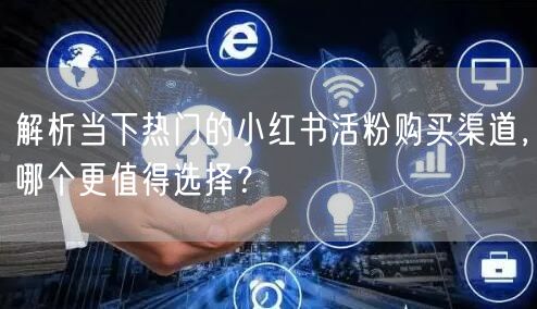 解析当下热门的小红书活粉购买渠道,哪个更值得选择?