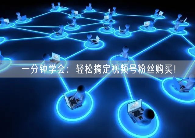 一分钟学会：轻松搞定视频号粉丝购买！