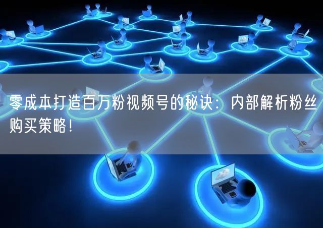 零成本打造百万粉视频号的秘诀：内部解析粉丝购买策略！