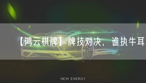 【鸿云棋牌】牌技对决，谁执牛耳？